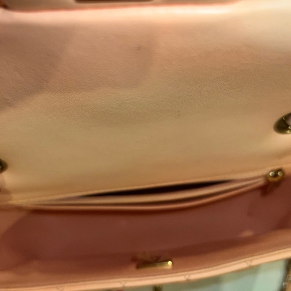 CHANEL MINI Lambskin Quilted Mini Rectangular Flap Light Orange - Picture 9 of 17